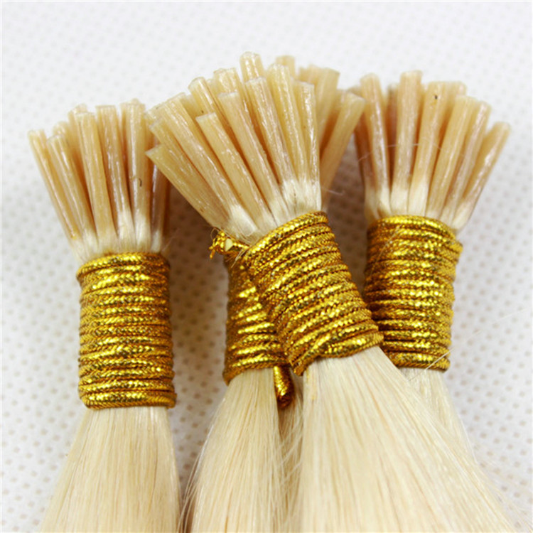 Best clip in hair extensions for short hair remy i tip cuticle human hair factory SJ0018